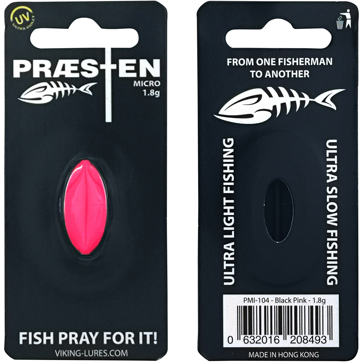 OGP Inlineköder Præsten Mikro (Black/Pink)