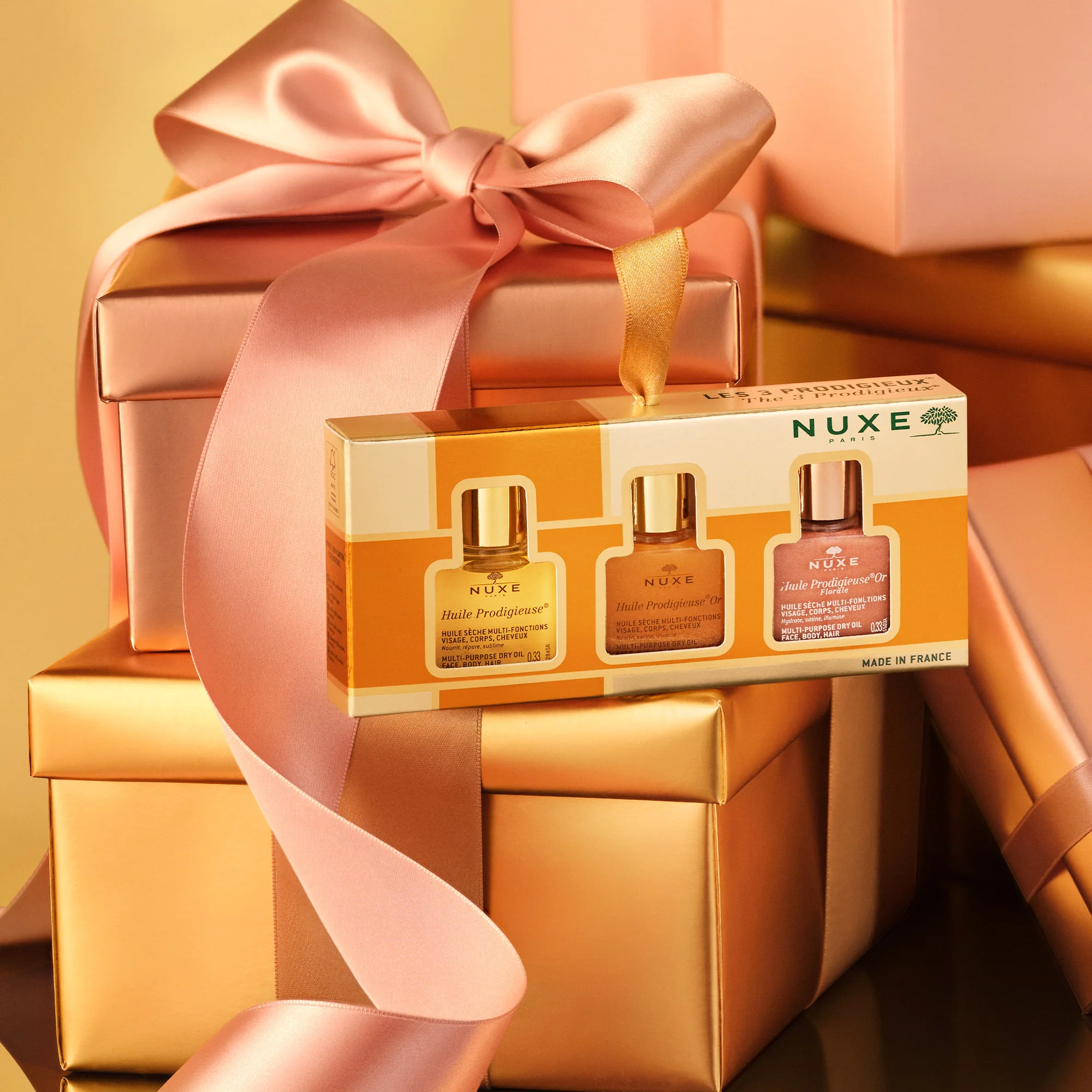 Huile Prodigieuse Mini-Geschenkset Huile Prodigieuse – Geschenksets für Gesicht und Körper