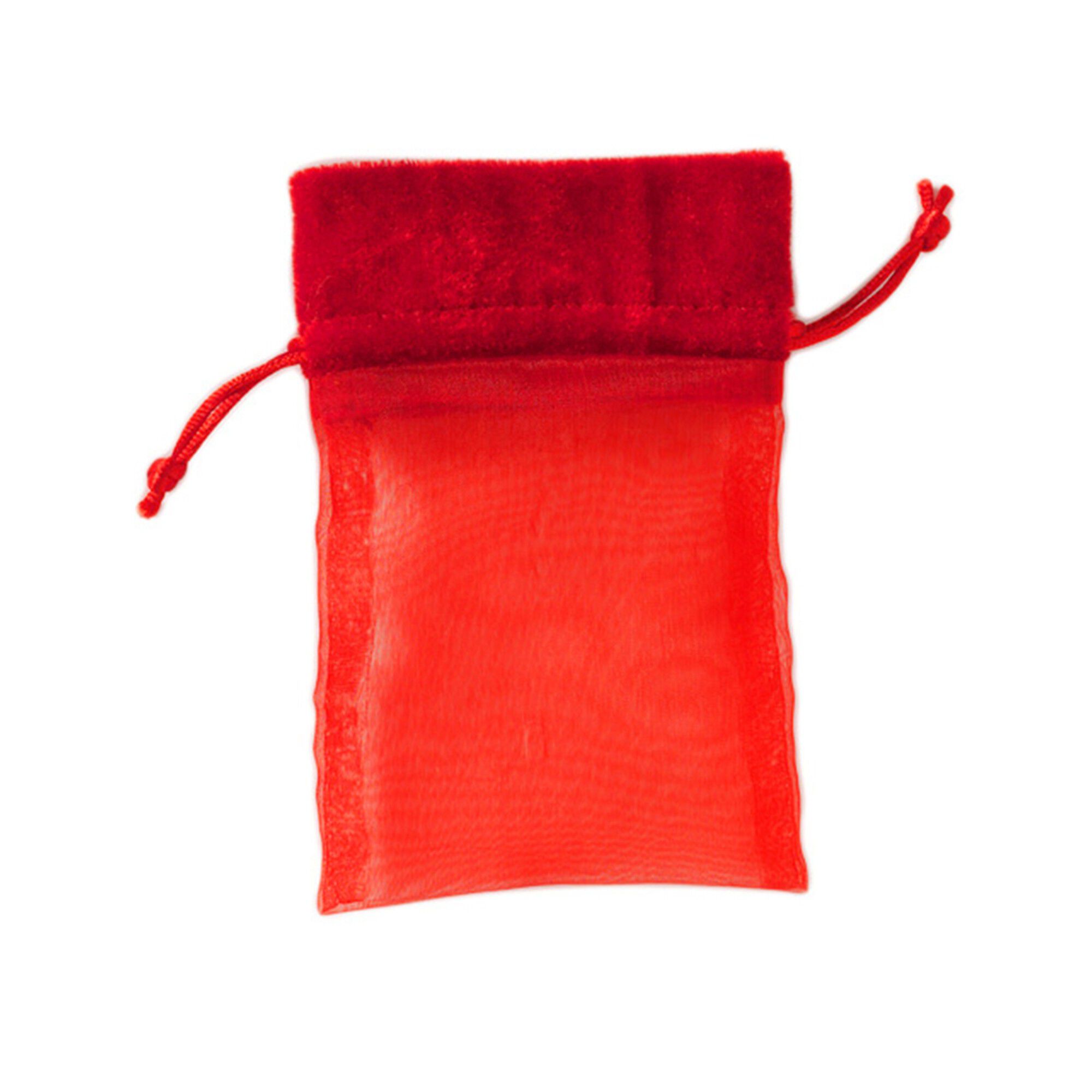 Lot de 12 sacs emballages cadeaux en organza