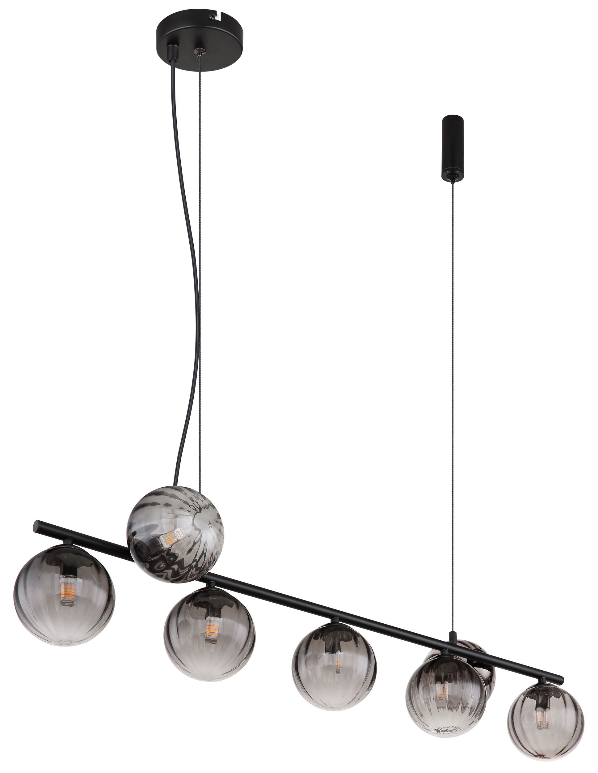GloboLED-Pendelleuchte 7flg