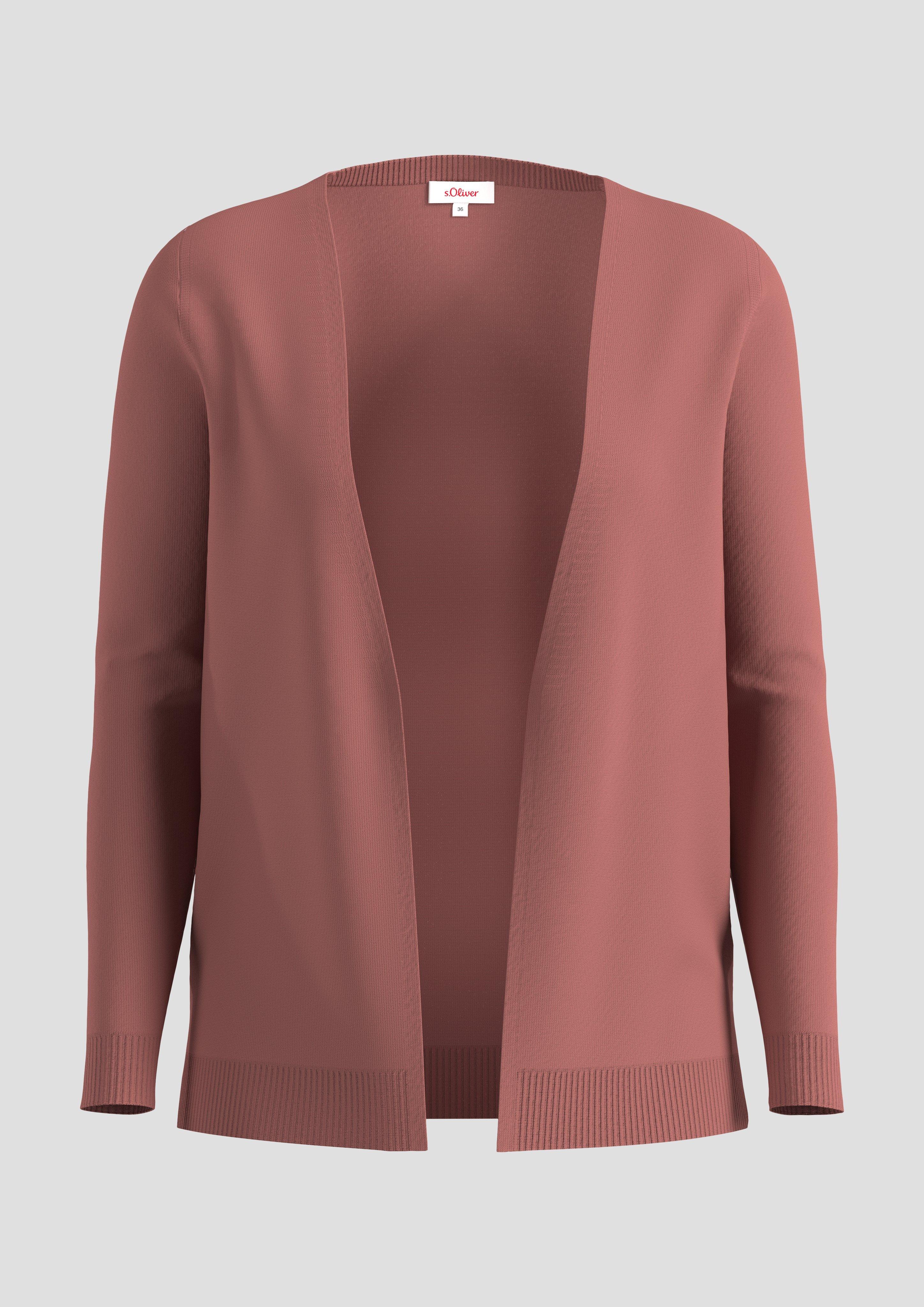 Strickjacke aus Viskosemix  2134504-2074