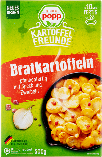 Popp Bratkartoffeln mit Speck und Zwiebeln