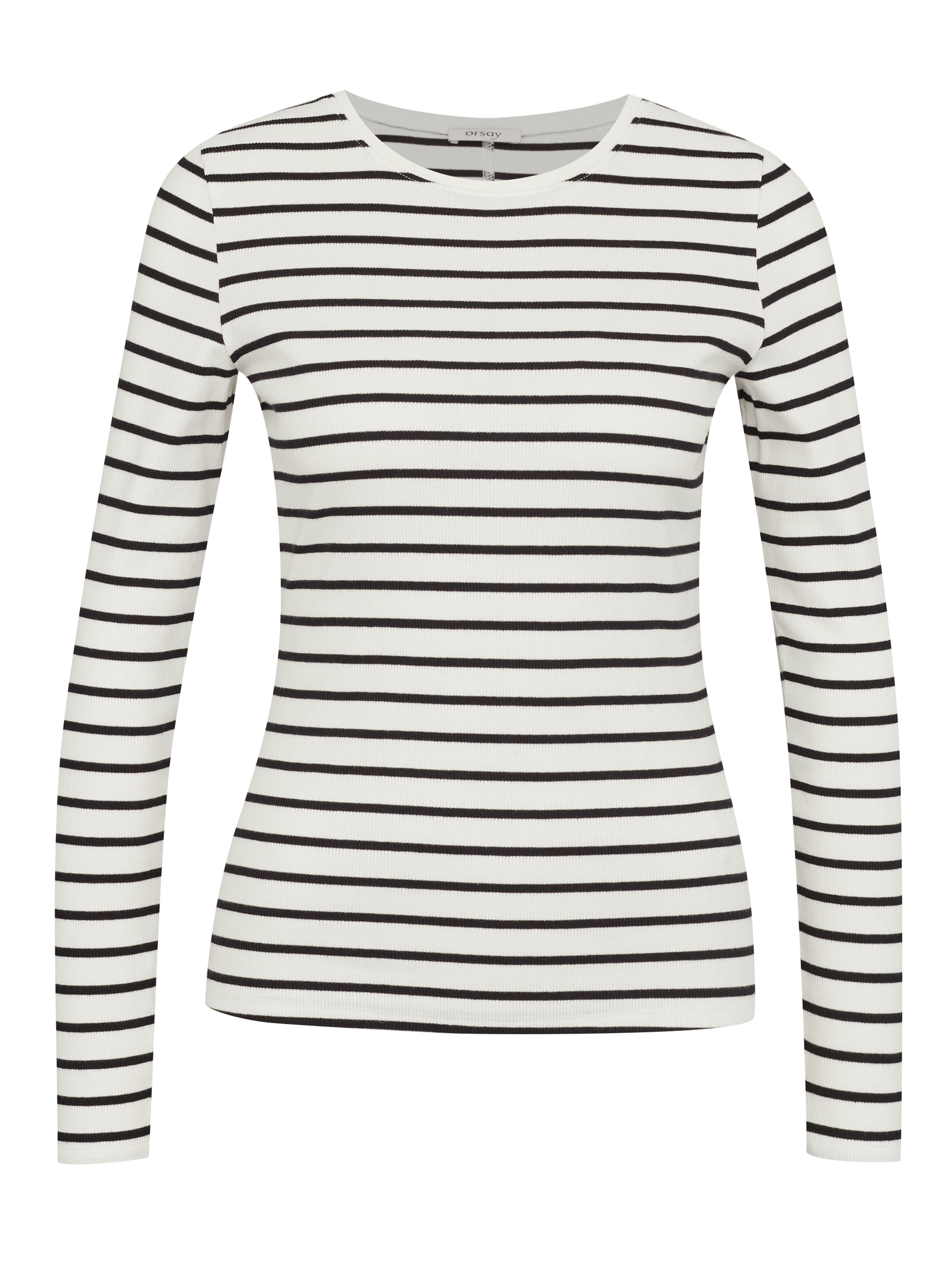 Cremefarbenes Damen-Langarm-T-Shirt ORSAY