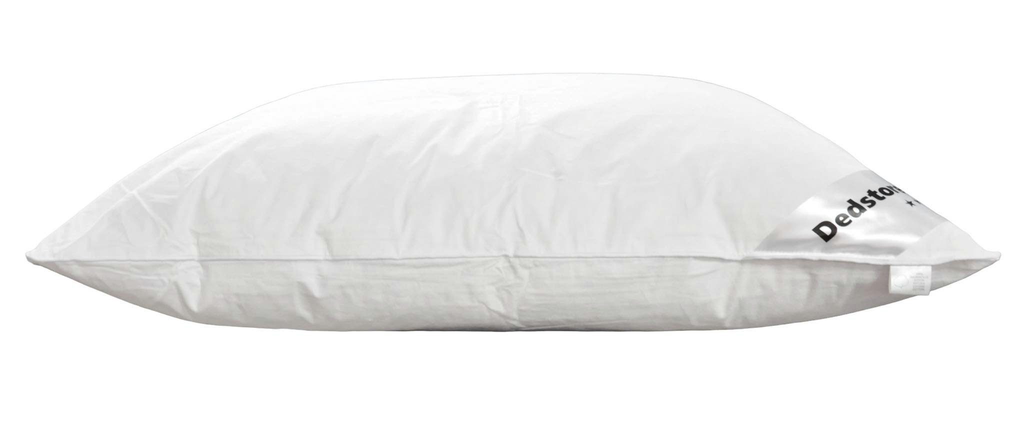 Federkopfkissen Kopfkissen 80x80 cm Gänsefedern Kissen Natur 1500g Allergiker, Dedstore-Baby, Füllung: 100% Gänsefeder, Rückenschläfer, Bauchschläfer, Seitenschläfer, 1-tlg., 60° Wäsche, Antimikrobiell, Atmungsaktiv, Beidseitig verwendbar