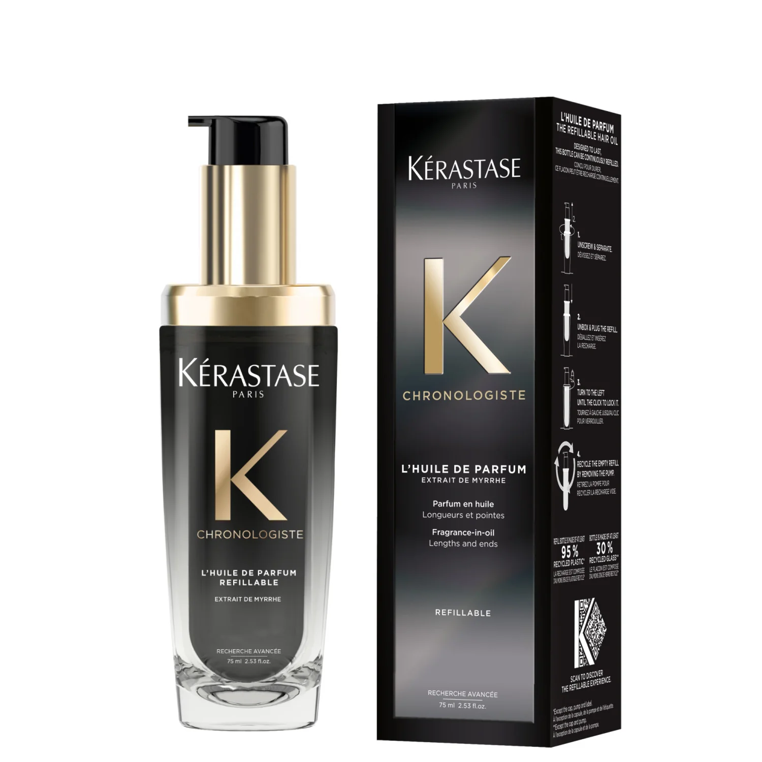 Chronologiste L'Huile de Parfum - Aceite capilar para peinar y terminar, Aceite capilar