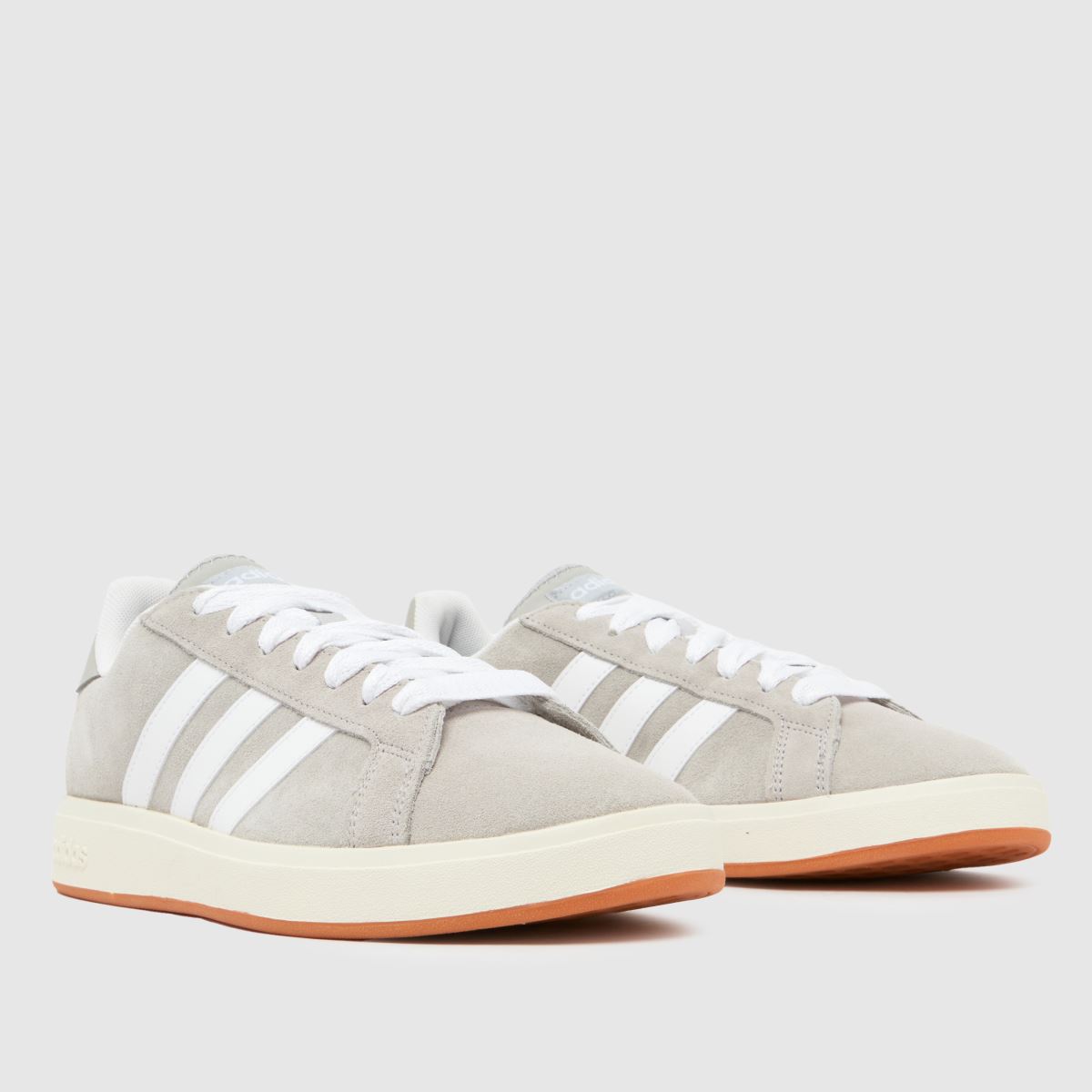 adidas Grand Court Base 00s cipők világosszürke színben