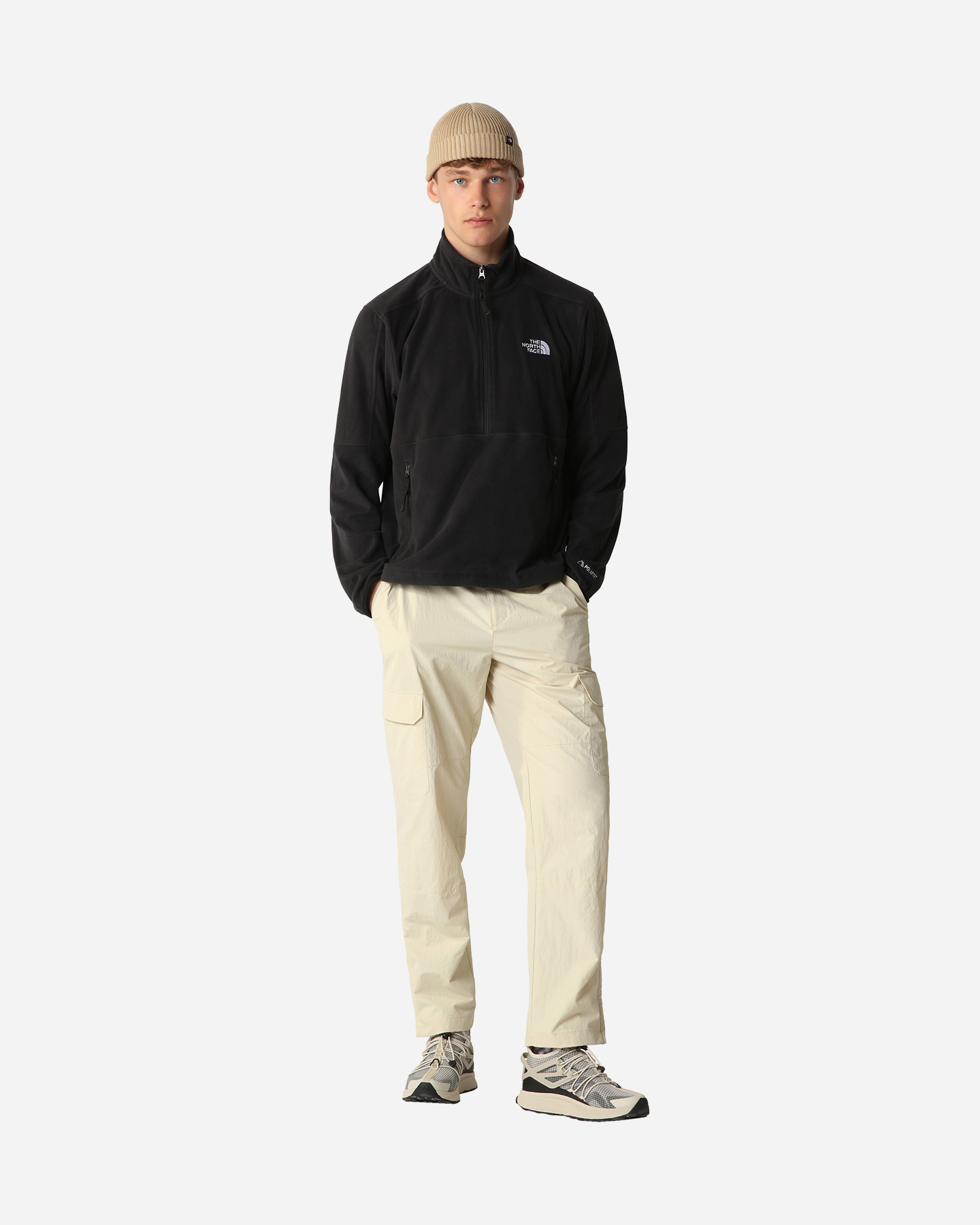 Maglione The North Face 1/4 lynlås med lille logo M NF0A7ZXVJK31