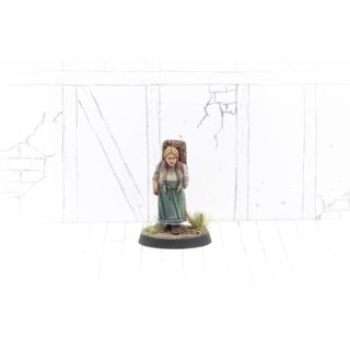 Townsfolk Miniatures - Nordic Woman With Baggage