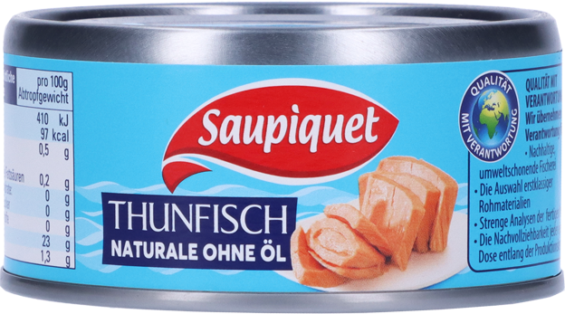 Saupiquet Thunfisch-Filets Naturale ohne Öl