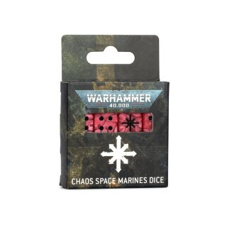 Warhammer 40000: Chaos Space Marines Dice (86-62)