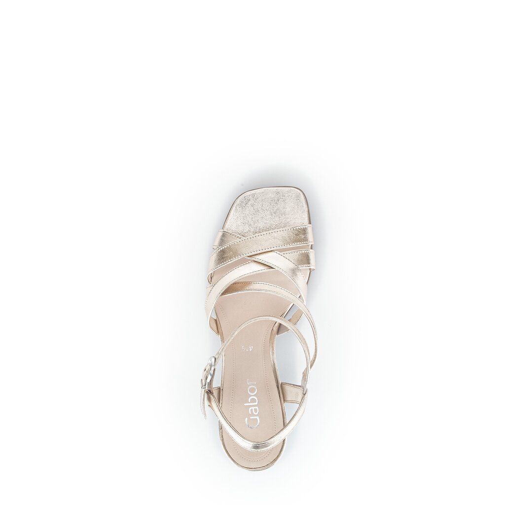 Gabor fashion Riemchensandale gold