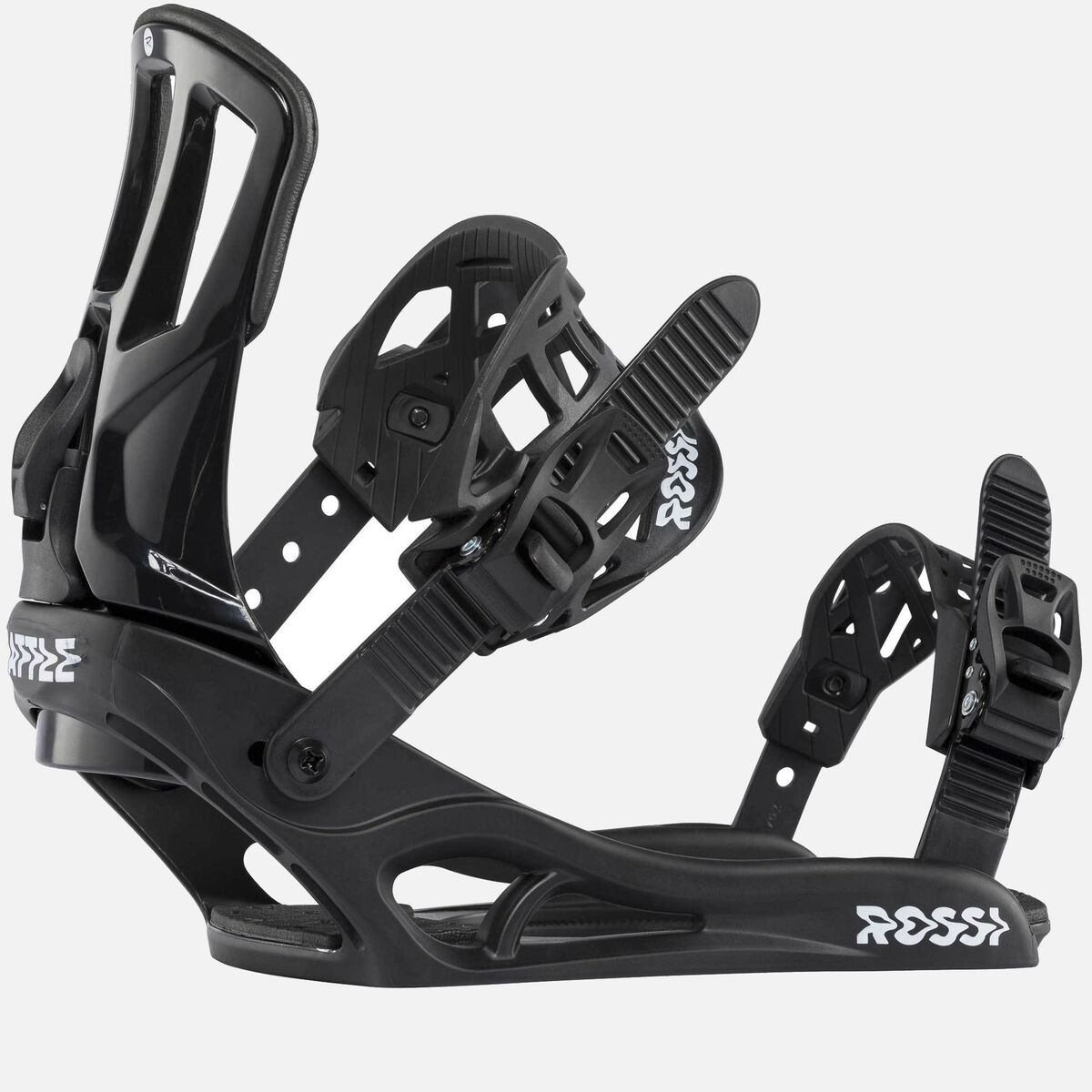 Herren Battle Snowboardbindung in Schwarz/Weiß (M/L)