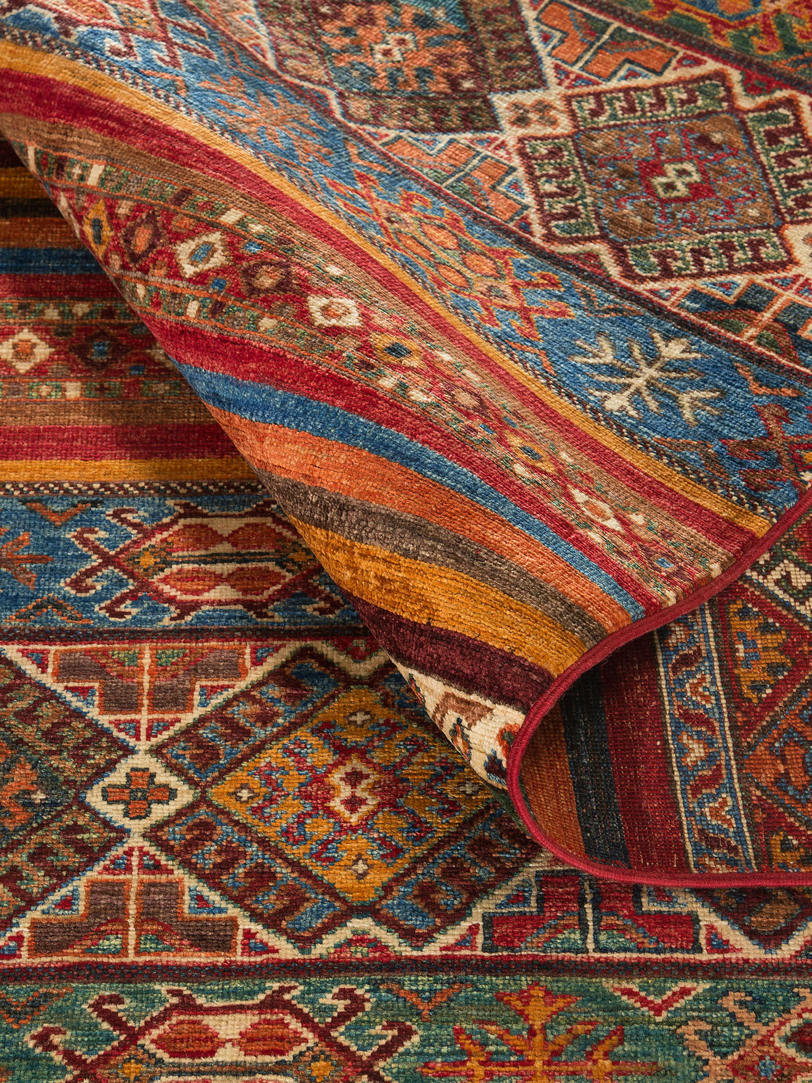 Chobi Schal ca. 177 x 244 cm, Unikat / Einzelstück