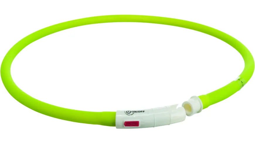 Trixie Flash Leuchtring USB grün XS-XL 70 cm/10 mm