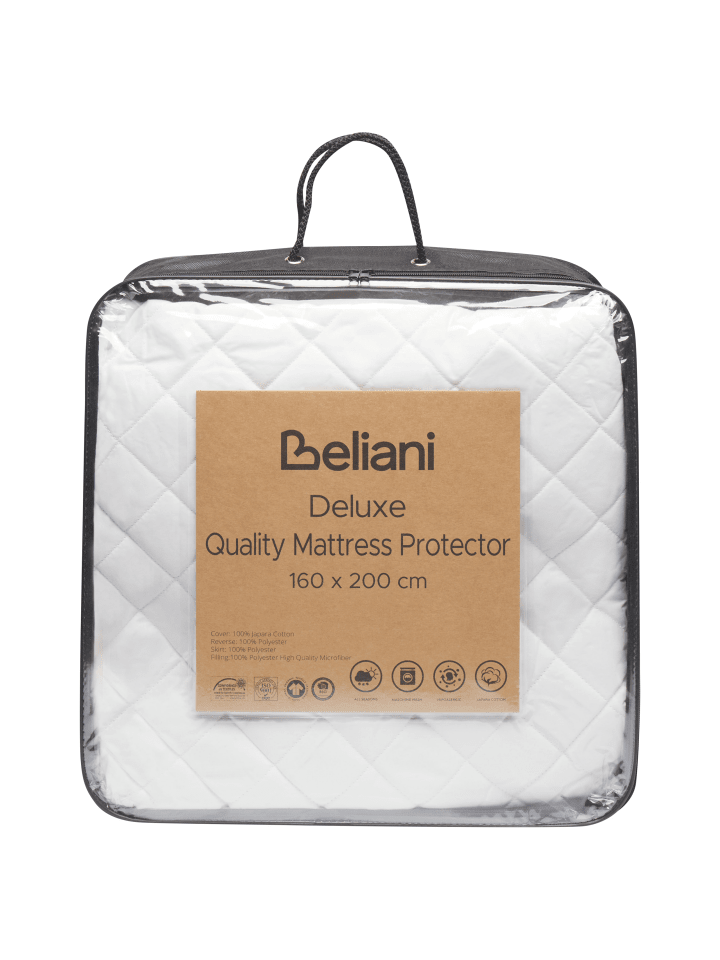 Beliani Topper VILLUERCA in Weiß - (W) 200 x (H) 1 x (L) 160 cm günstig kaufen onesize