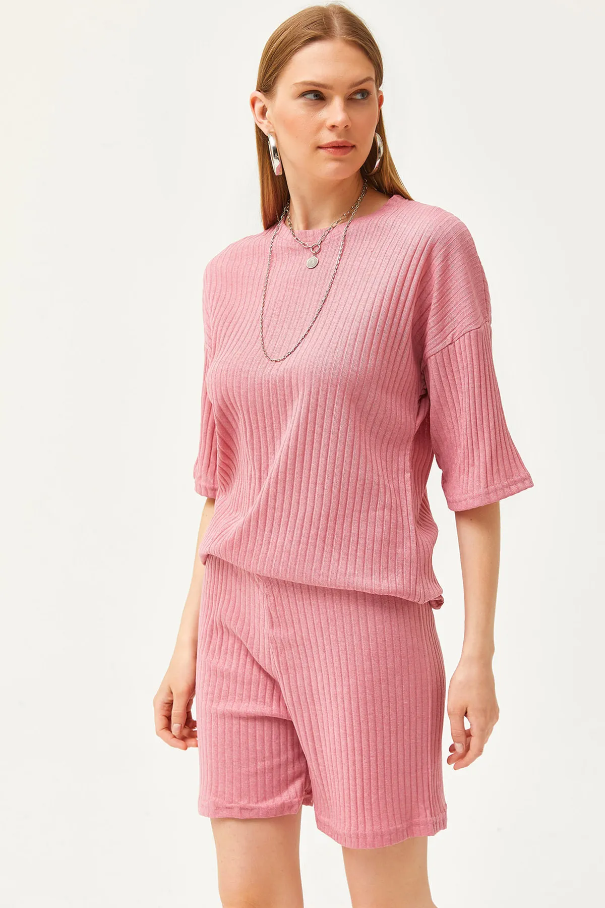 Olalook  Zweiteiler - Rosa - Oversized