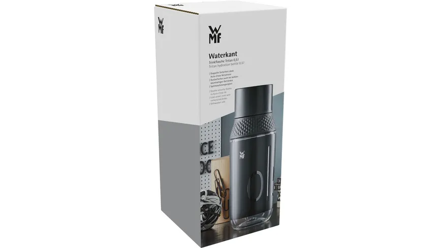 WMF Trinkflasche Tritan mit Auto-Close, 0,5l