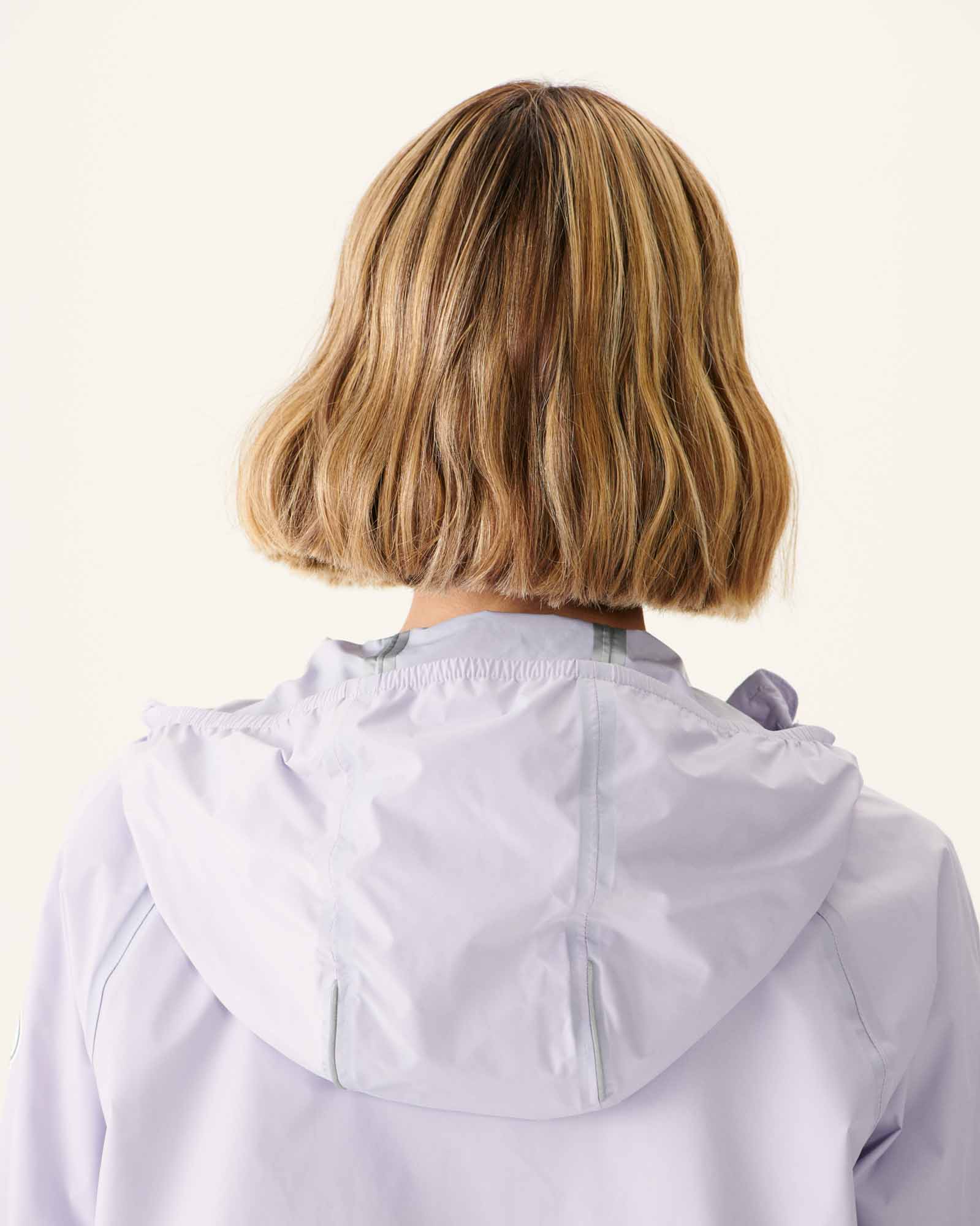 Imperméable à capuche Mauve pastel Singapore