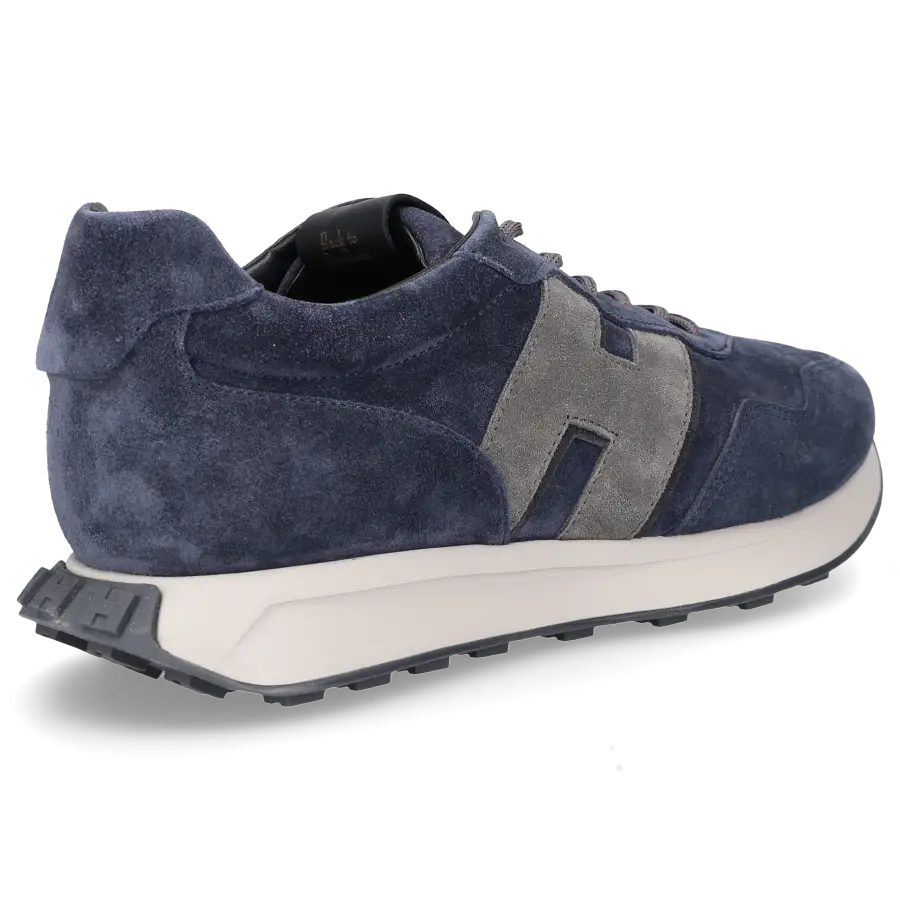 Hogan - Sneaker low H601 Veloursleder - blau