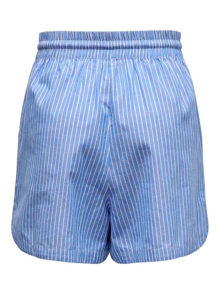 ONLY Legere Bermuda Shorts mit Nadelstreifen Design in Blau günstig kaufen S