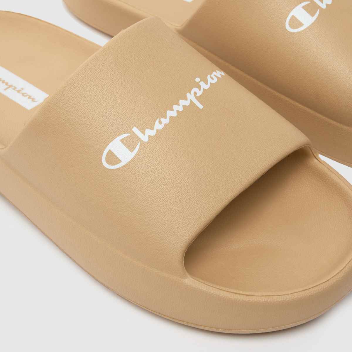 Champion puha papucsos szandál bézs színben