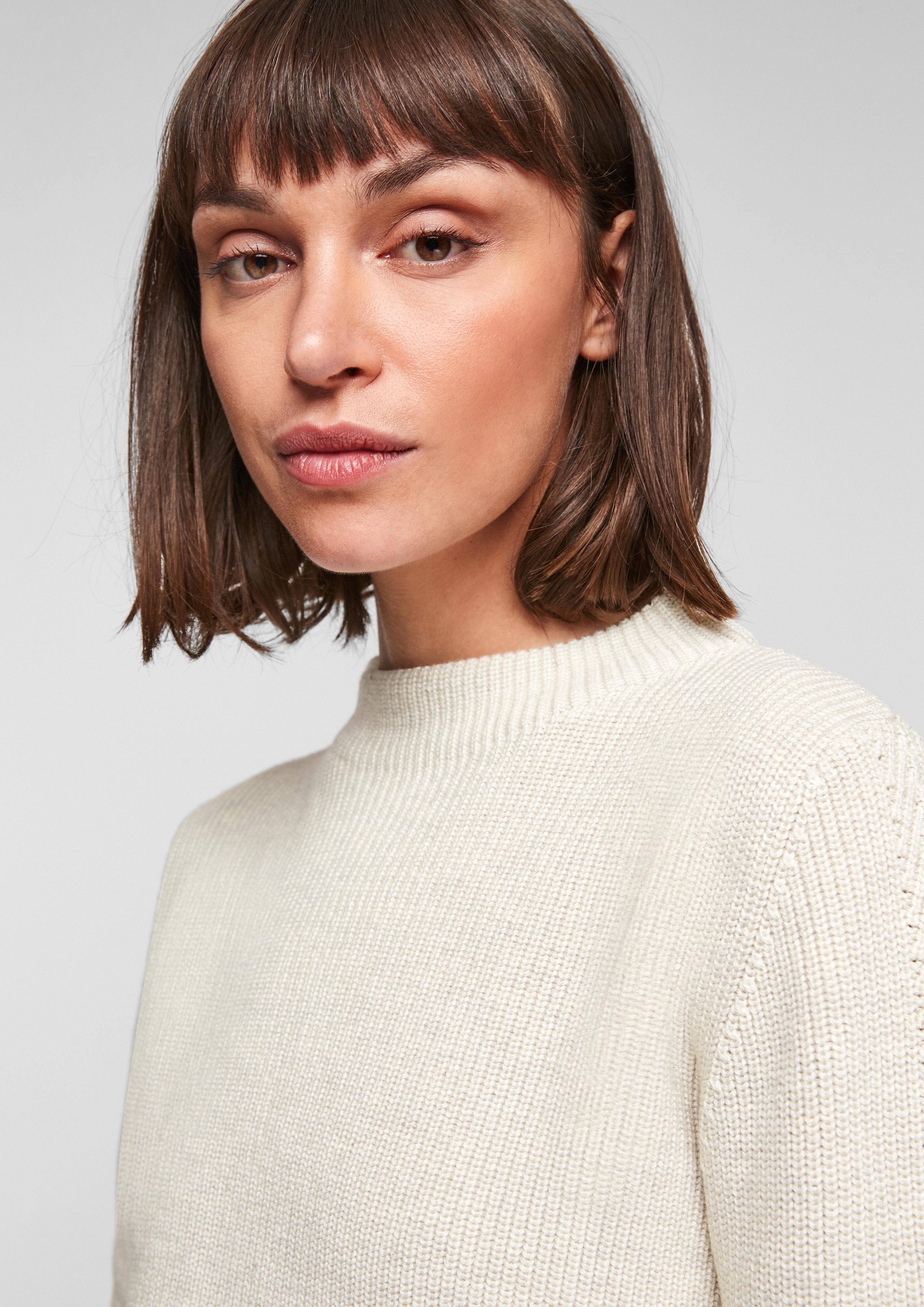 Strickpulli mit Stehkragen  04.899.61.X061-0705