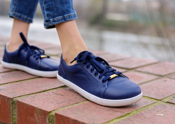 Antal ~ Amada Leder Sneaker ~ Navy