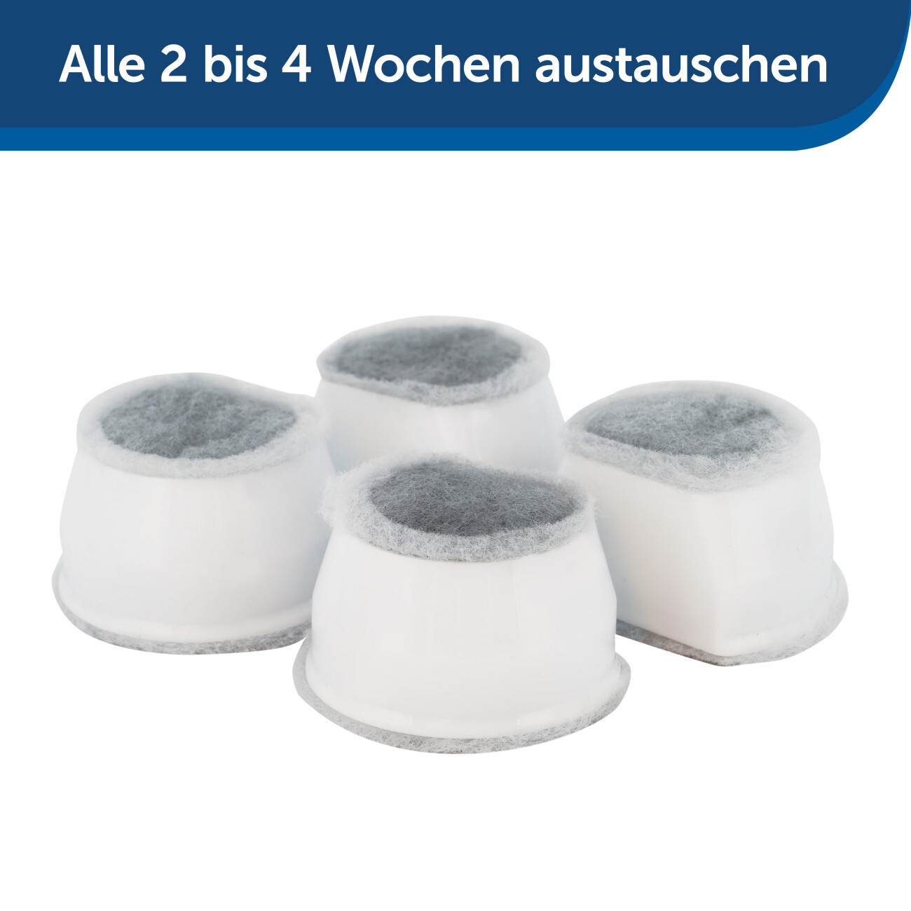 PetSafe Trinkbrunnen PetSafe Kohlefilter, 4er Pack