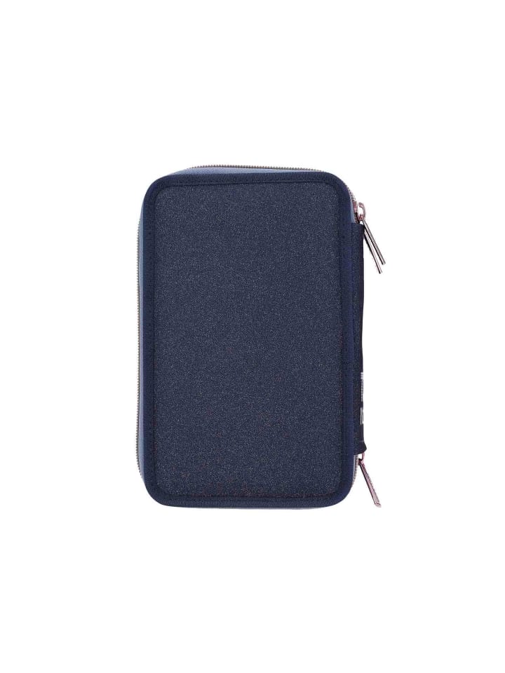 Depesche 3-Fach Federtasche TOPModel 7,5 x 13 x 20 cm in dunkelblau günstig kaufen onesize