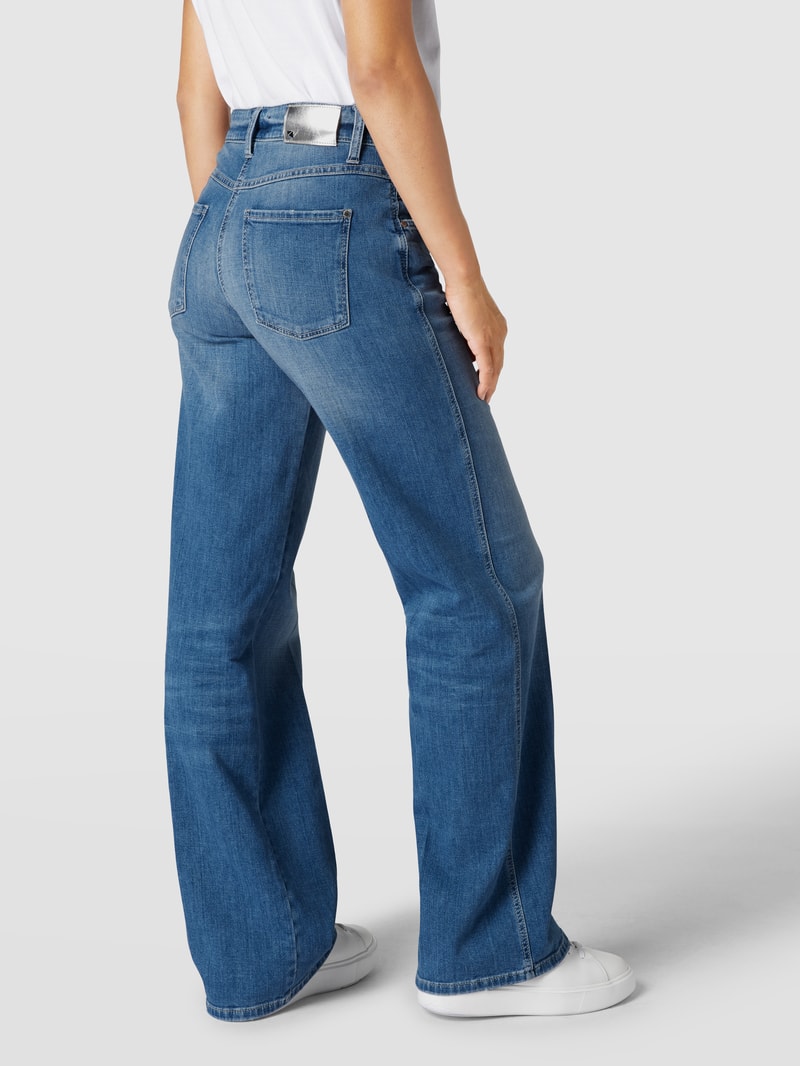 Relaxed Fit Jeans mit Reißverschluss Modell 'AIMEE SEAM' in hellblau
