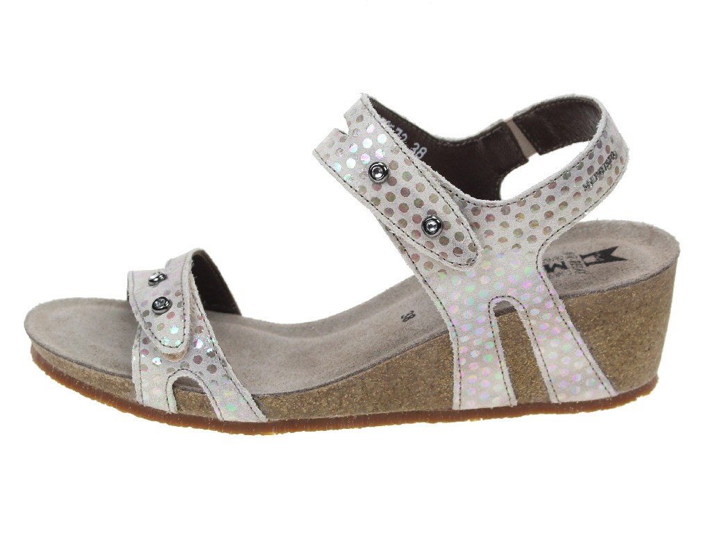 MEPHISTO Keilsandalen beige