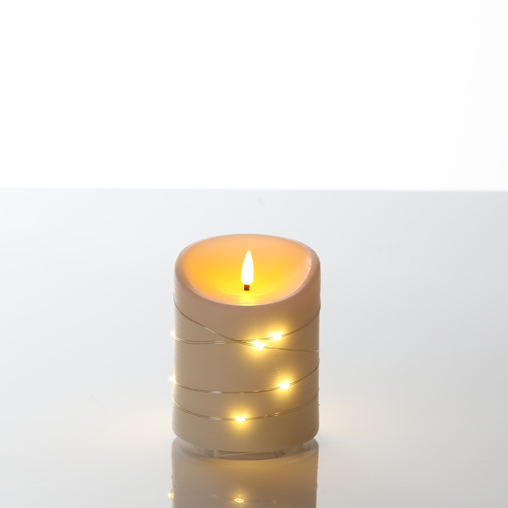 ELEPHANT CANDLE LED Outdoor Echtwachskerze 