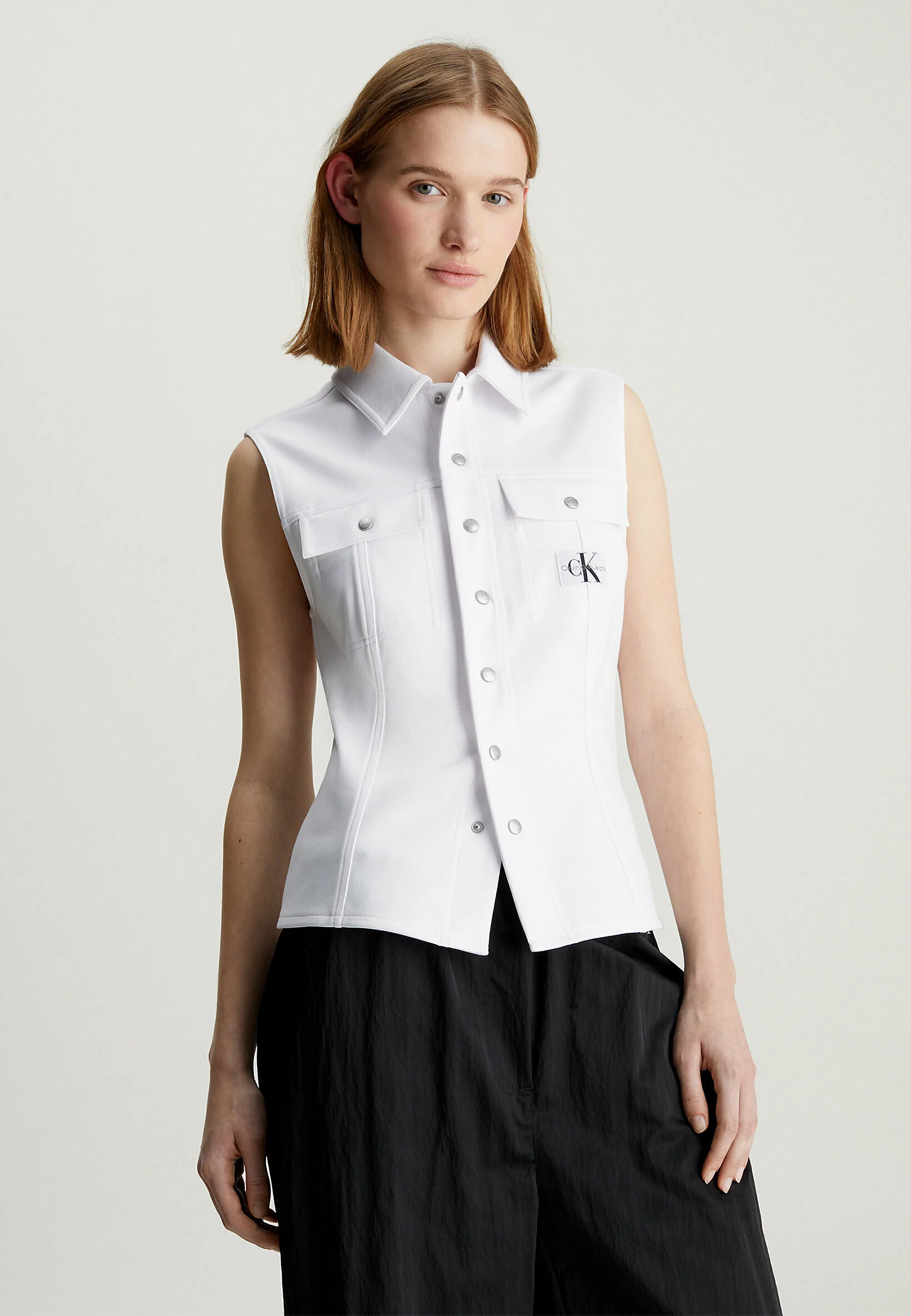 Calvin Klein Jeans SIN MANGAS - Top