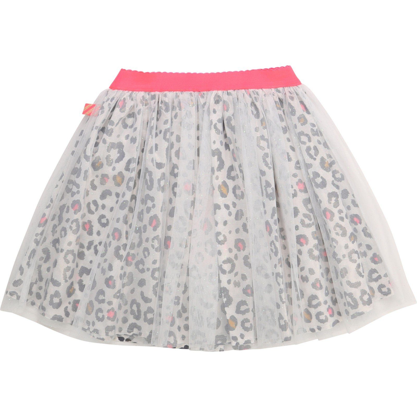 Billieblush Faltenrock Billieblush Pettycoat Mesh Tutu mit Glitzer und Leo-Print Futter