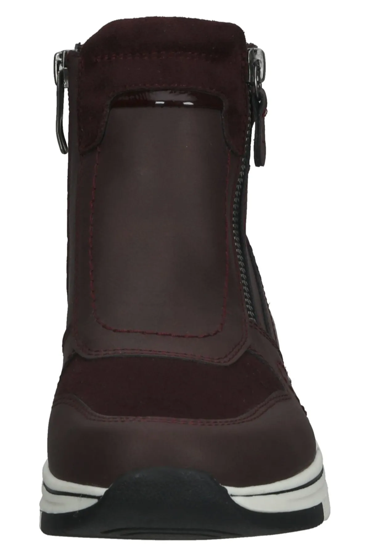 Bama  Stiefelette - Rot - Flacher Absatz