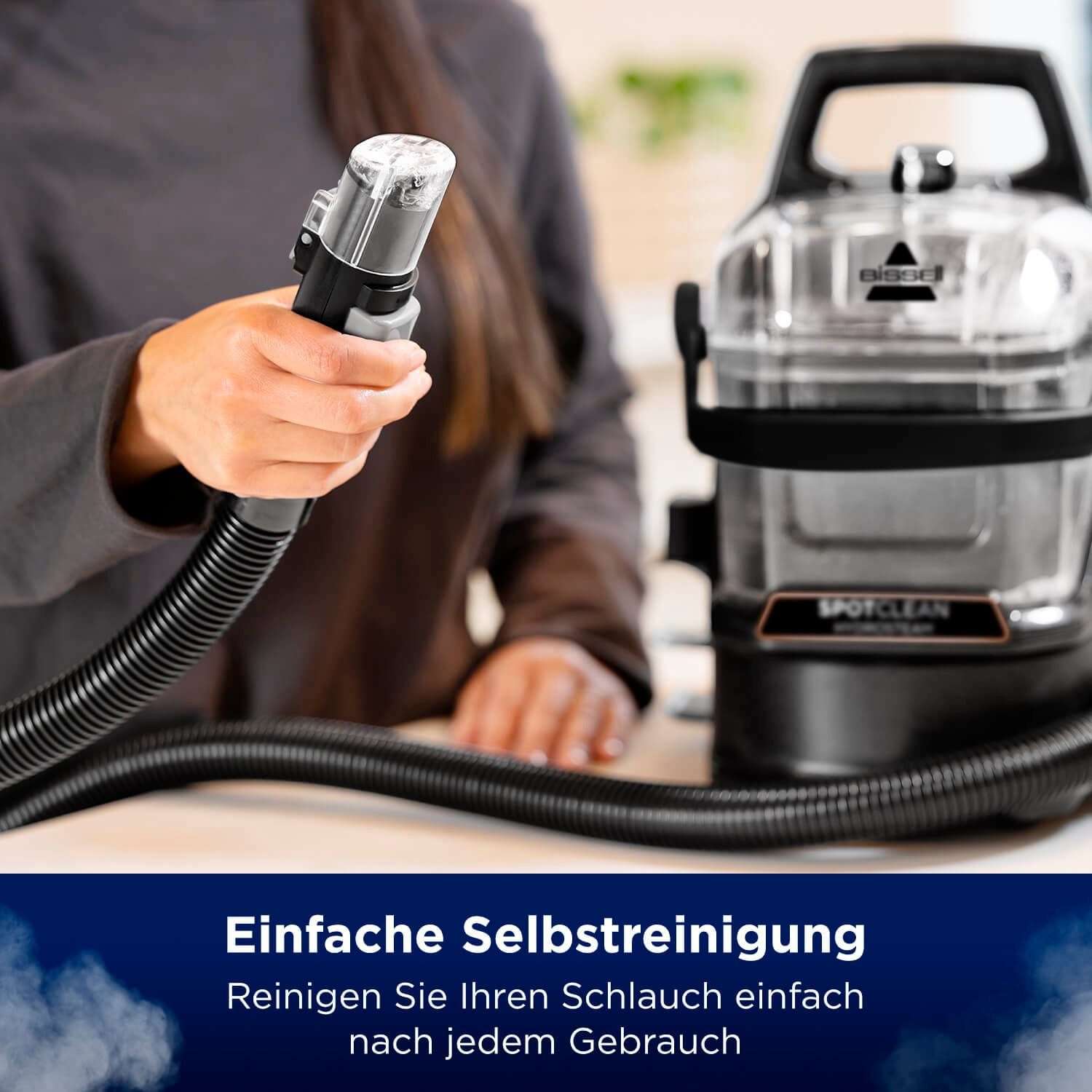 Bissell Teppichreinigungsgerät Spotclean Hydrosteam Select 3697N, 1000 W, beutellos