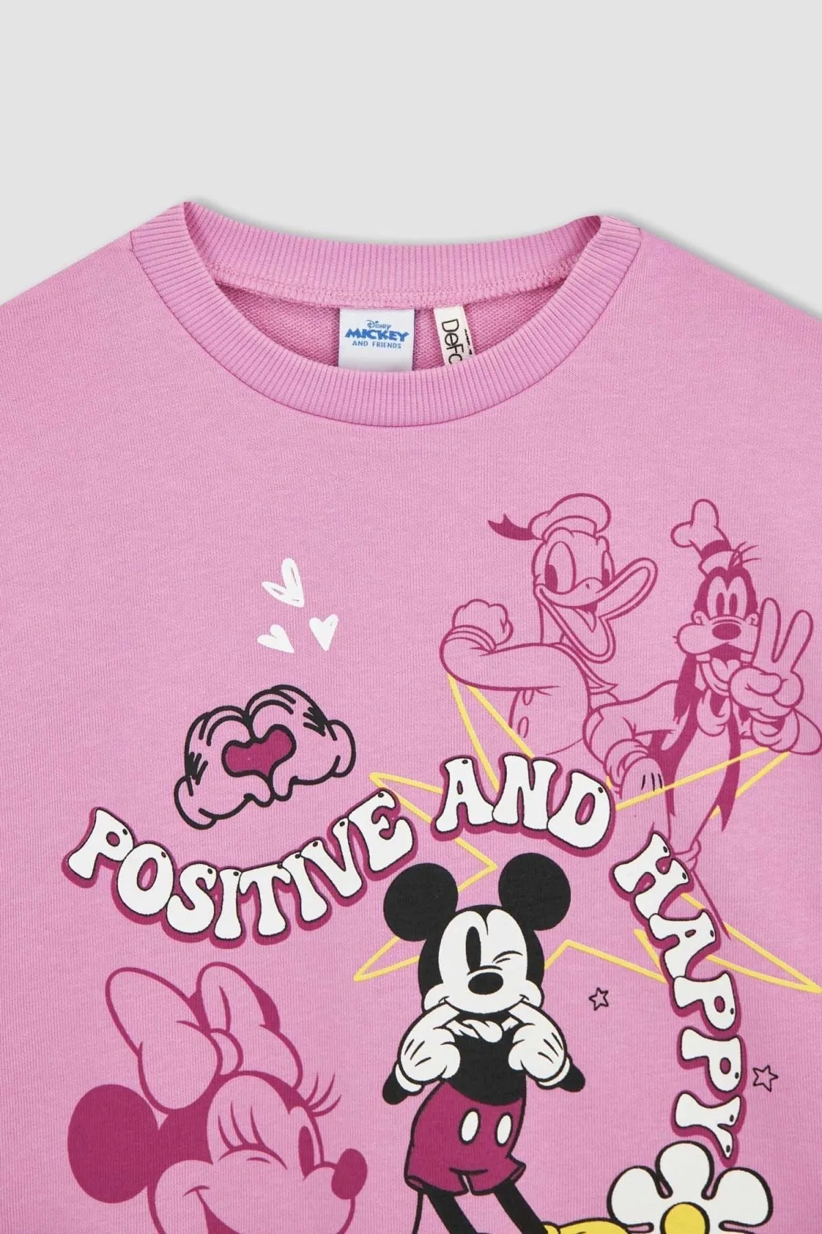 DeFacto  Disney Mickey Mouse Rundhals-Sweatshirt für Mädchen Z5140a623sp