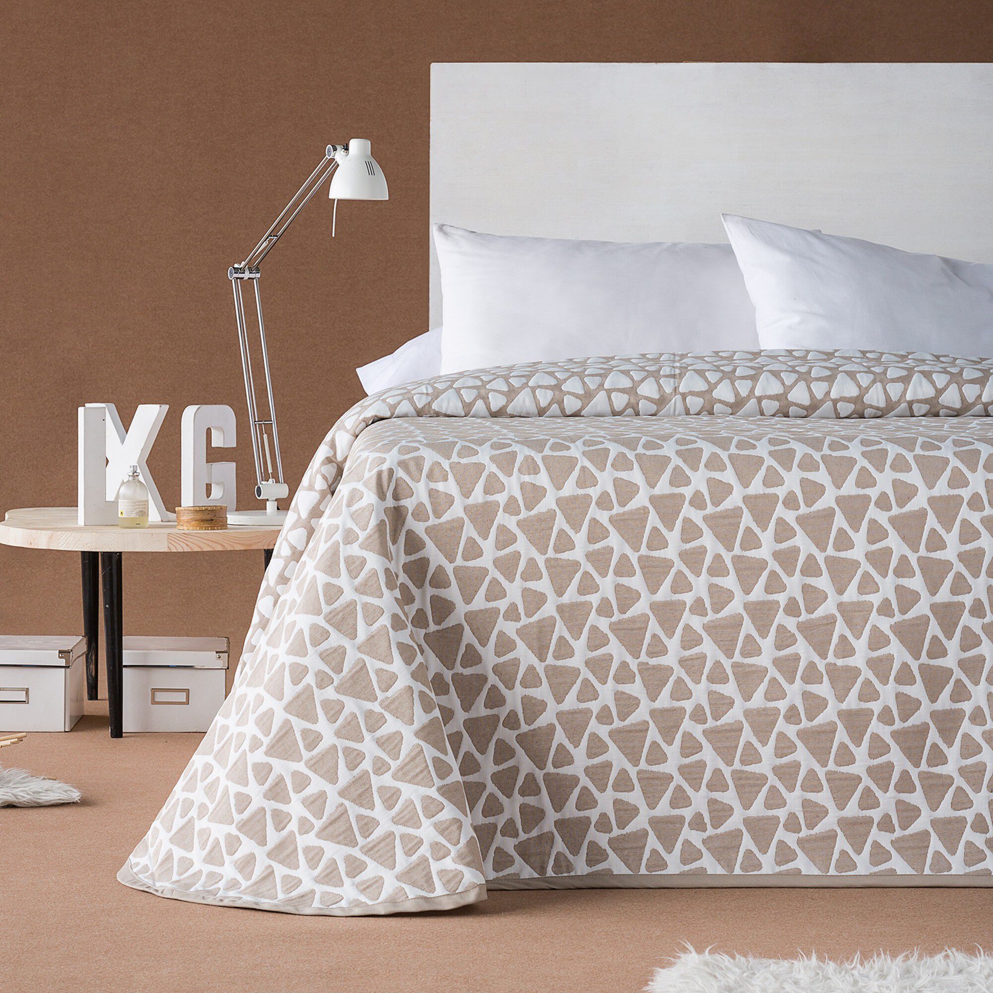 Couvre-lit jacquard Onix