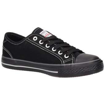 Dockers Leinen Sneaker in schwarz