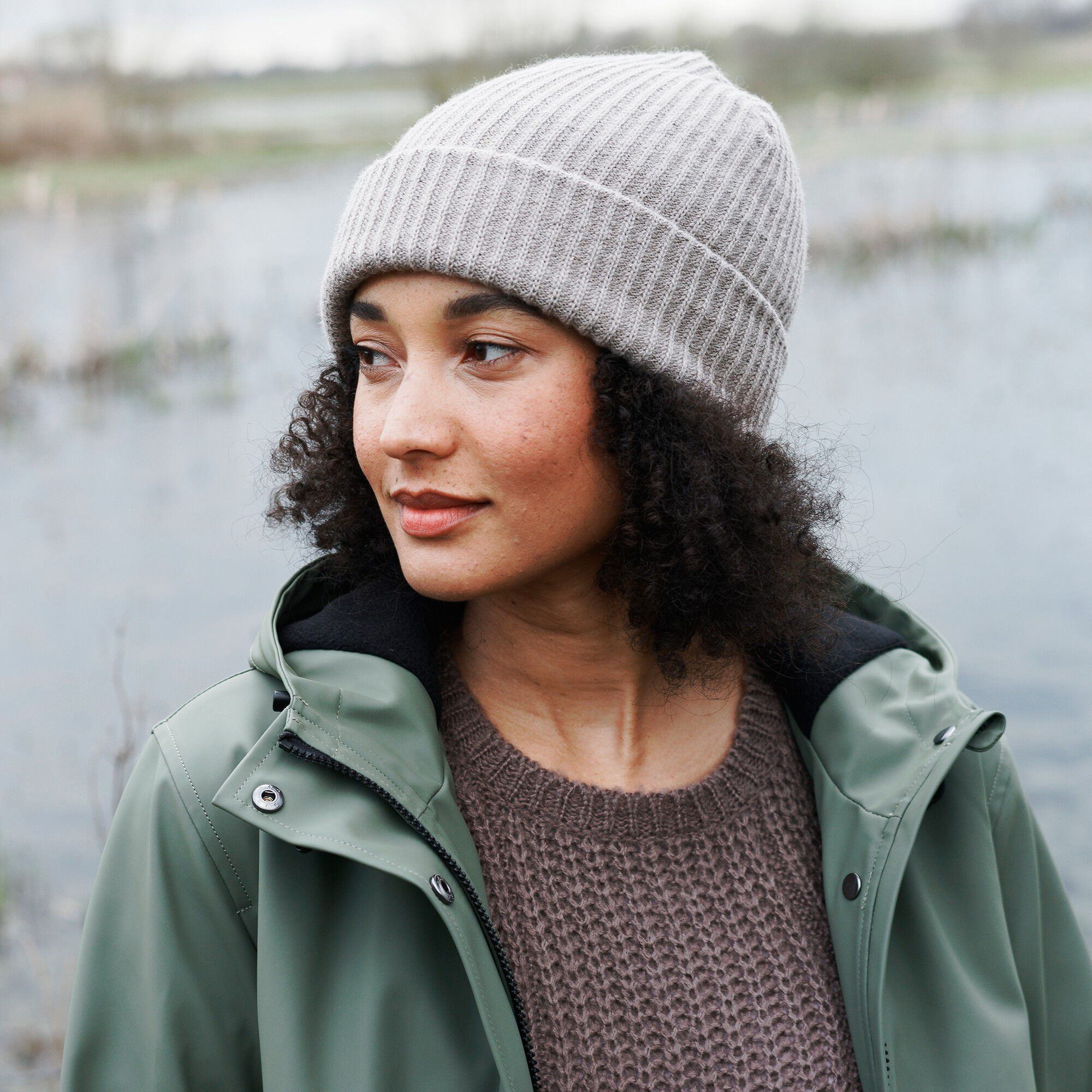 Bonnet mixte en polyester recyclé(**)