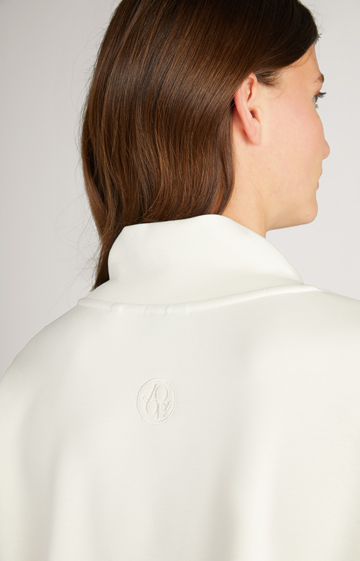 Soft Scuba-Sweat-Shirt in Crème