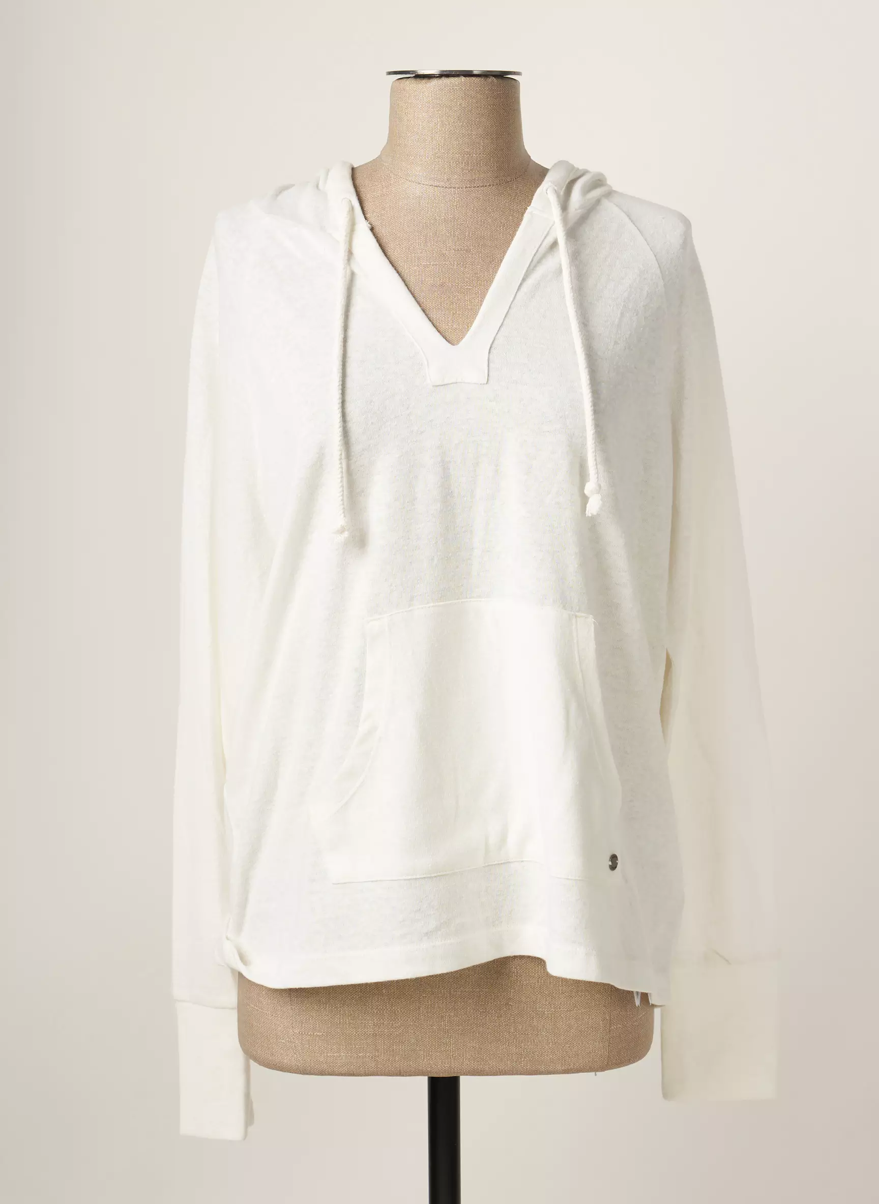 Roxy Sweat Capuche Femme couleur blanc