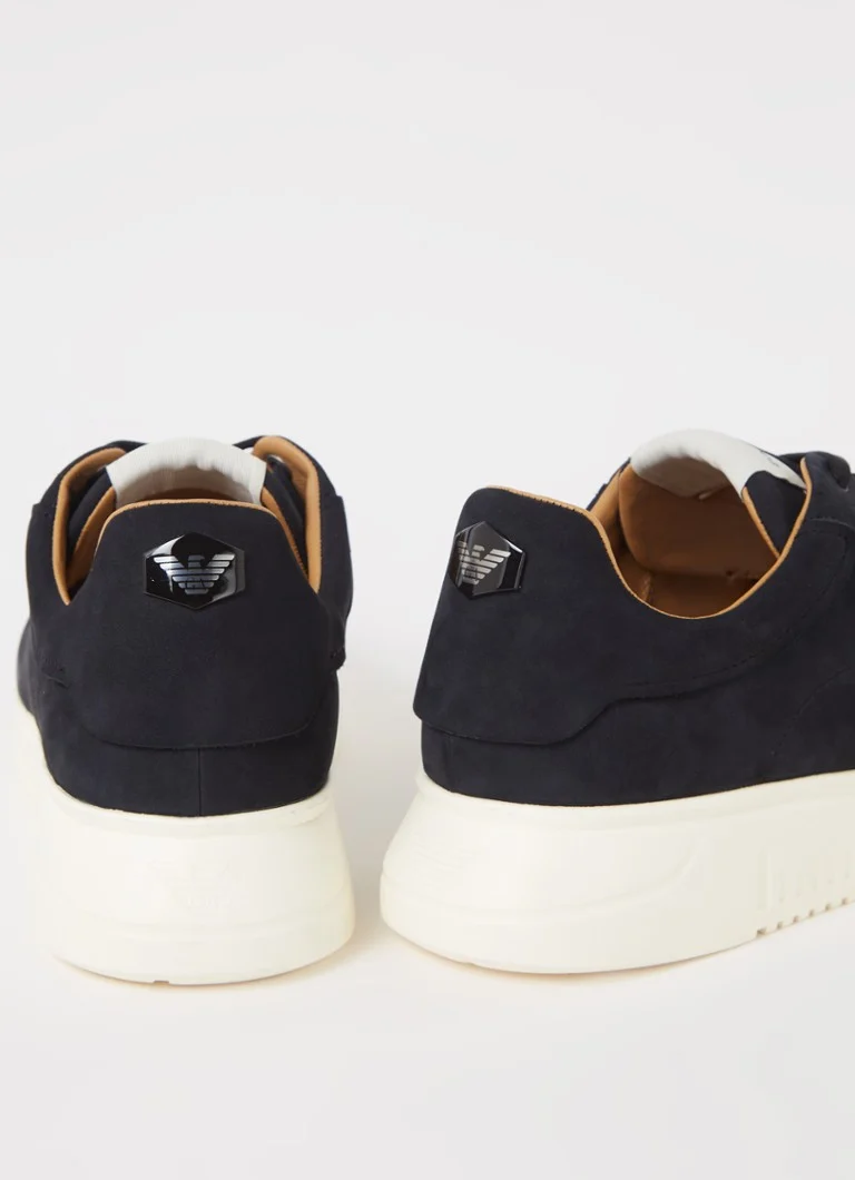 Sneakers in nabuk Emporio Armani