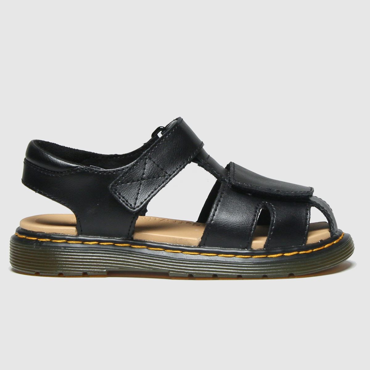 Černé dětské sandály Dr. Martens Moby II