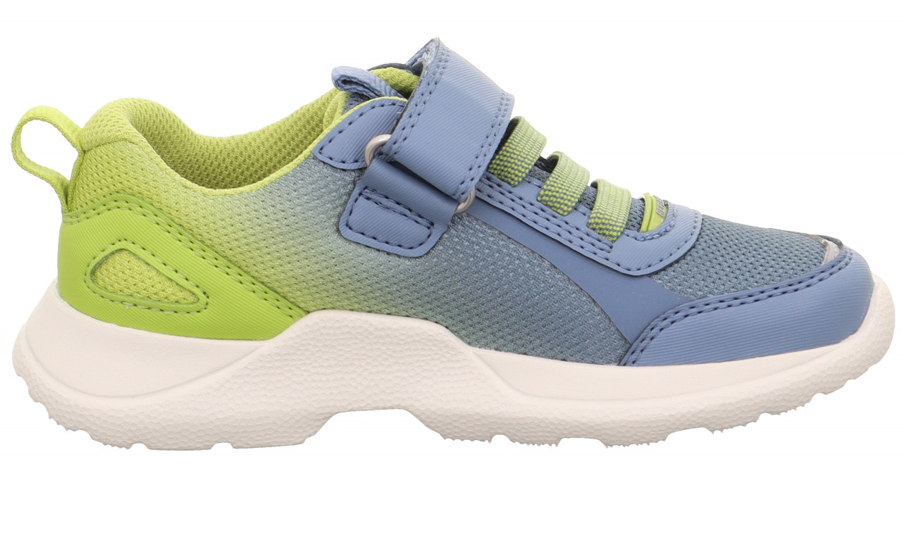 RUSH - Blau/Hellgrün Sneaker low mit Klettverschluss