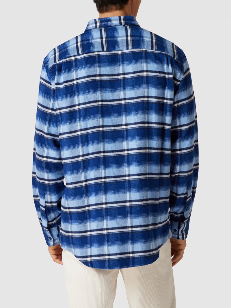 Freizeithemd mit Karo-Muster in bleu
