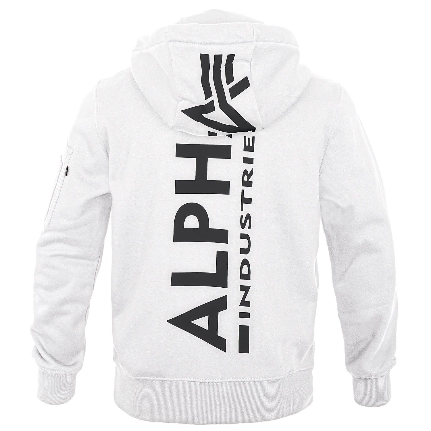 Back Print Zip Hoody Kapuzenjacke