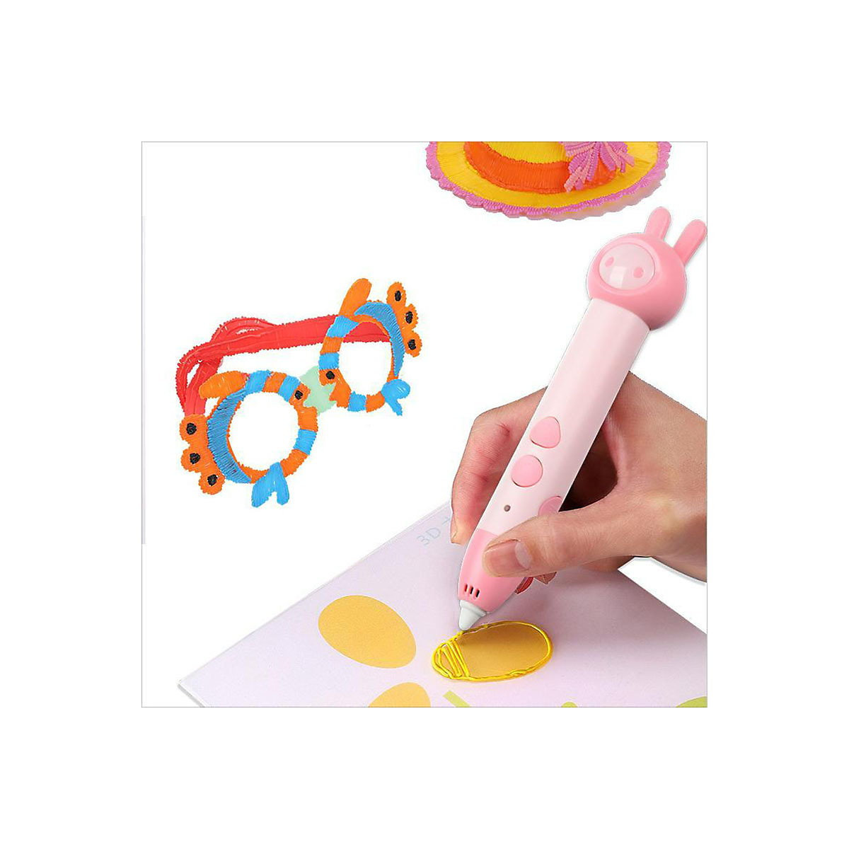 3D gedruckter Stift Cryogenic Smart Doodle Pen 3D-Druckstift kryogener intelligenter Kritzelstift dreidimensionaler Zeichenstift wiederaufladbar kreative Geschenke Kinderspielzeug Schreibwaren