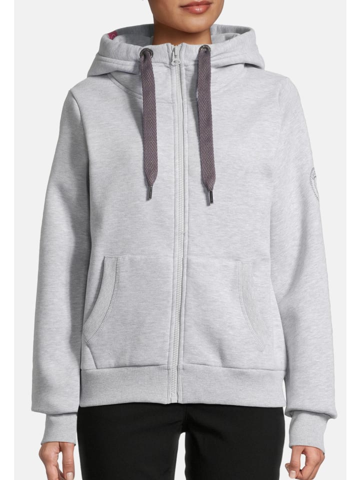Salzhaut Sweatjacke Sööte Jacke in Grey Melange günstig kaufen