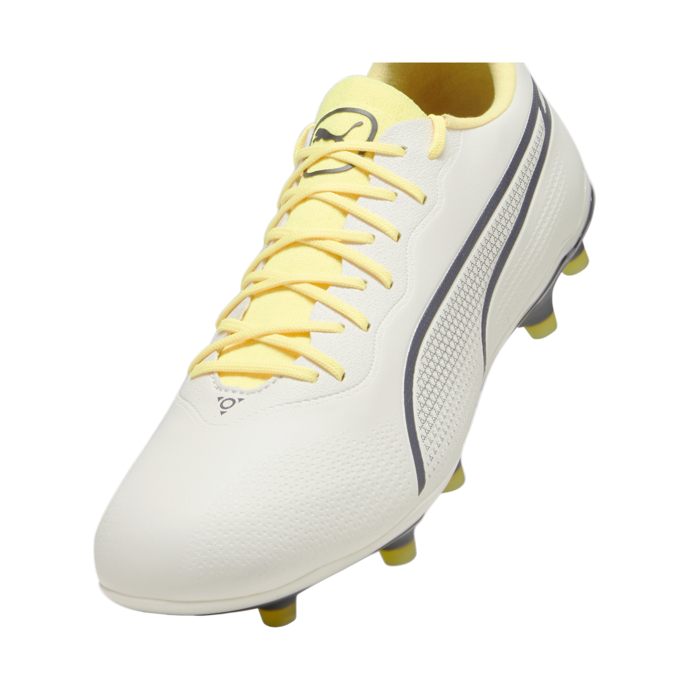 PUMA KING Pro FG/AG Weiss Grau Gelb F03